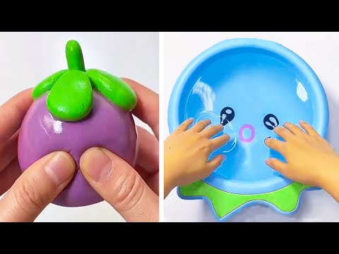 Видео: Удовлетворяющая слизь ASMR | Расслабляющее видео слизи # 1046