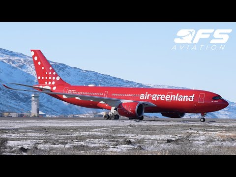 Видео: Air Greenland - A330 800neo - бизнес-класс - из Кангерлуссуака в Копенгаген | TRIP REPORT