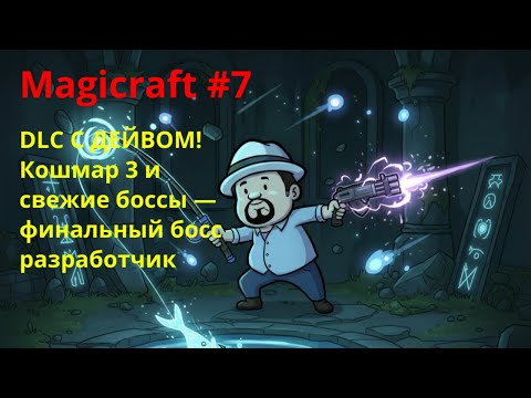 Видео: DLC С ДЕЙВОМ! Кошмар 3 и свежие боссы — финальный босс разработчик Magicraft #7