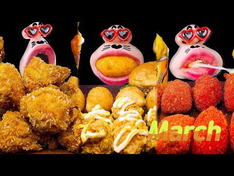 Видео: Все вкусные моменты марта в одном месте! 📅😋 ASMR Mukbang Eating Show :)