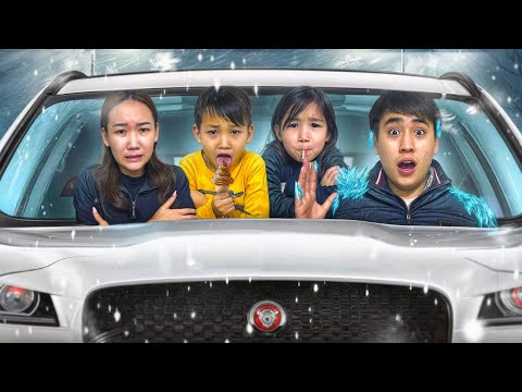 Видео: ӨТЕ САЛҚЫН МАШИНАДАН КЫМ СОҢҒЫ ШЫҚТЫ?😱❄️❄️