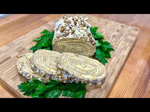 Видео: Печінковий рулет на святковий стіл: готуємо легко та смачно!