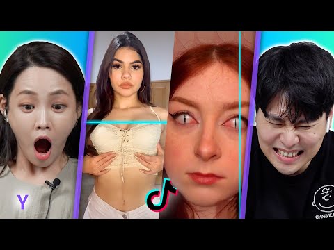 Видео: Корейский парень и девушка реагируют на TikTok «Time Warp Scan», и давайте сделаем это! | Y