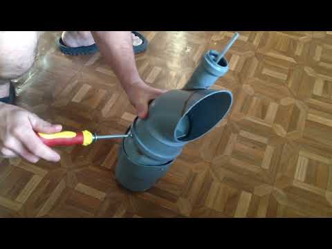 Видео: Водомёт из канализационных труб ) работает