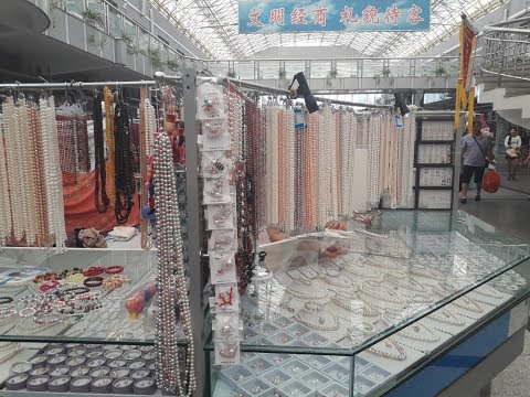 Видео: Бэйдайхэ. Рынок жемчуга. июль 2018 год