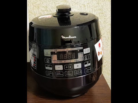 Видео: Распаковка и готовка Мультиварка скороварка MOULINEX Quickchef CE430834 из Розетка