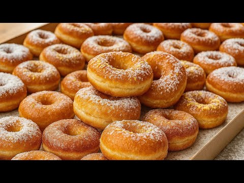 Видео: ТОП! Без масла внутри! Идеальный рецепт вкусных пончиков из дрожжевого теста. Это под силу каждому!