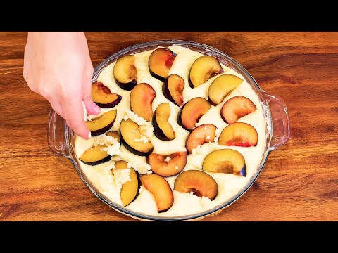 Видео: Рецепт СЛИВОВОГО ПИРОГА! 🍑✨ Испеките этот простой десерт сегодня! Вкуснейший Пирог с сочной сливой