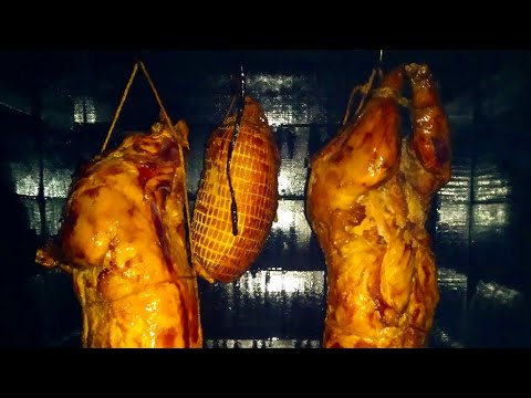 Видео: Как коптить нутрию? Нутрия горячим способом копчения.