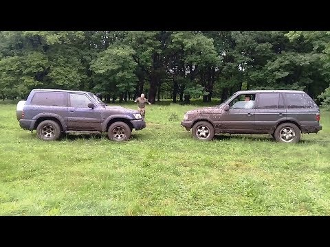 Видео: Кто кого OFF ROAD range rover pegas p 38 nissan patrol gr y 61 jeep wrangler  крутой подъем в гору