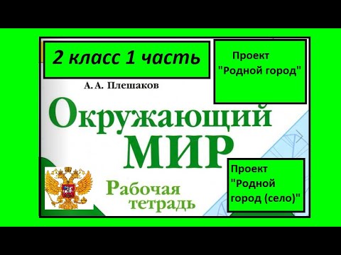 Видео: Проект Родной город Окружающий мир 2 класс рабочая тетрадь