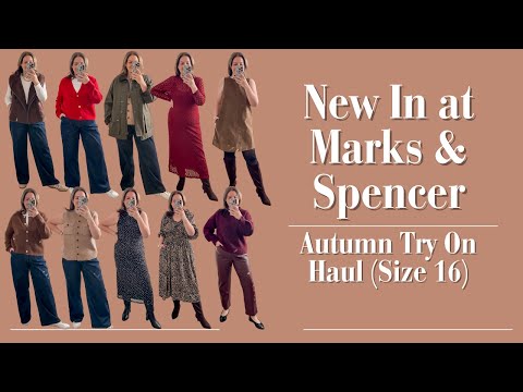 Видео: Новинка в Marks & Spencer | Осенняя примерка (размер 16)