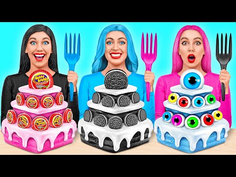 Видео: 24 часа едим еду одного цвета Челлендж от Mega DO Challenge