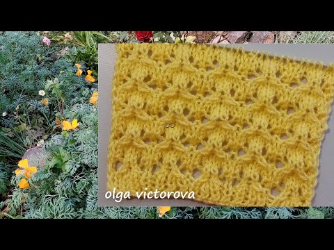 Видео: ЗИМА - ЛЕТО, ОТ ТОПА ДО КАРДИГАНА. УНИВЕРСАЛЬНЫЙ АЖУРНЫЙ УЗОР 923 Вязание Узоры спицами