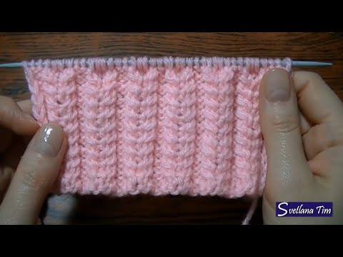 Видео: Сегодня учимся вязать Узор ПЫШНЫЕ КОЛОСКИ спицами. УЗОРЫ СПИЦАМИ ВЯЗАНИЕ № 11