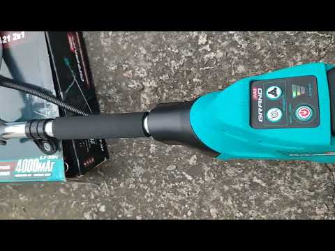 Видео: Аккумуляторная коса Grand АТГ 21