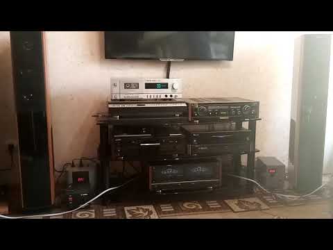 Видео: Яуза 220-стерео  vs. Sony Tc-K333esL.. Сравнение звучания. Воспроизведение  с ленты CrO2