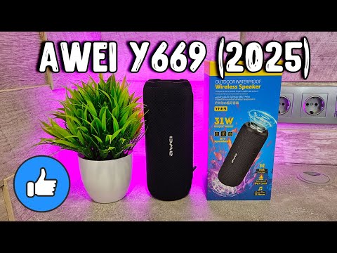 Видео: AWEI Y669 - Обзор портативной колонки с влагозащитой!