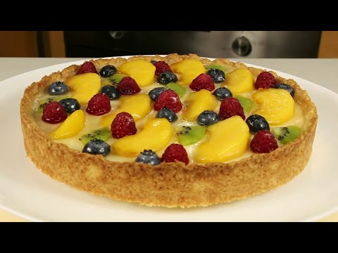 Видео: ВЫ ВЛЮБИТЕСЬ С ПЕРВОГО КУСОЧКА!  Невероятно Вкусный Фруктовый Тарт со сметанной начинкой!