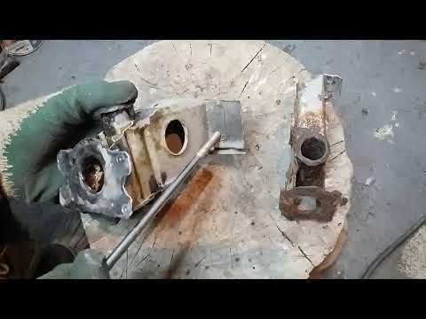 Видео: Как вырезать поддомкратник Мерседес W124 купе для дальнейшей замены