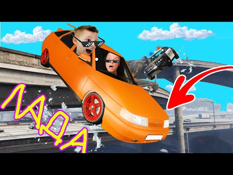Видео: ЧТО, будет с ЛАДА ВАЗ 2112 в GTA 5 за ГОНКУ против ПОЛИЦИИ? Летсплей от Игорюшины Игруши