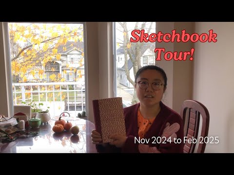 Видео: Экскурсия по скетчбуку: моя страсть к ежедневным зарисовкам ручкой и акварелью