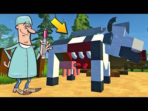 Видео: 👵 БАБКИНУ КОРОВУ ЛЕЧИТ ВЕТЕРИНАР ПОСЛЕ КАТАСТРОФЫ 💥 МУЛЬТИК в Scrap Mechanic 🔨 СКРАП МЕХАНИК 🔔