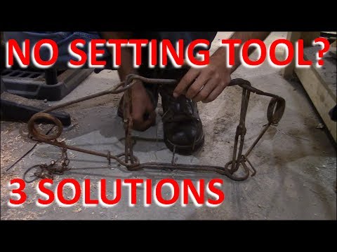 Видео: 3 способа установки ловушки для медведей-кониберов 330 без установочного инструмента