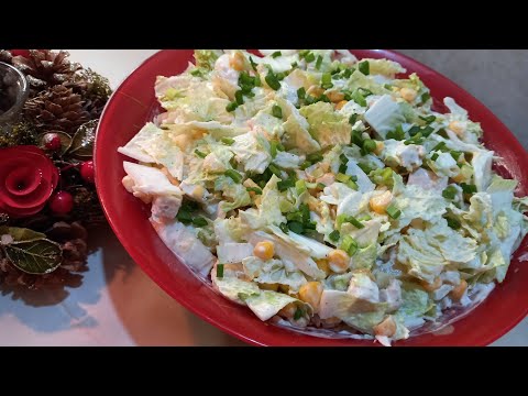 Видео: УЛЮБЛЕНИЙ САЛАТ З КУРКОЮ. ВСЬОГО ЧОТИРИ ІНГРЕДІЄНТИ.