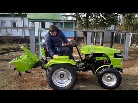 Видео: Китайский ременной минитрактор 160 / Обзор / Хочешь пощекотать нервы тогда купи