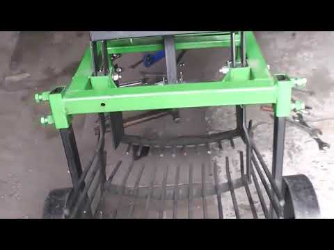 Видео: Стыкуем картофелекопалку с мини трактором Русич Т15 (ч. 2)