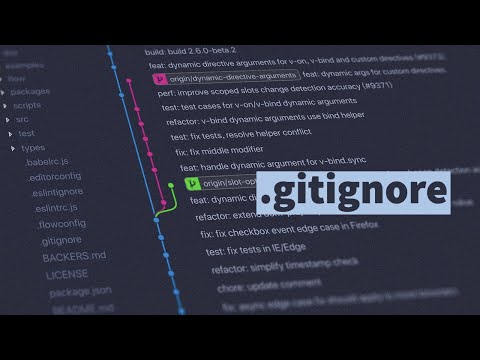 Видео: Cмотрим как работает .gitignore