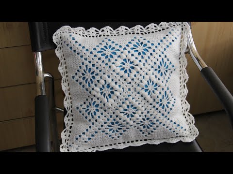 Видео: КАК СВЯЗАТЬ КРАСИВЕЙШУЮ ПОДУШКУ КРЮЧКОМ С НУЛЯ. СХЕМА. ОБВЯЗКА КРАЯ. 3-Я ЗАКЛЮЧИТЕЛЬНАЯ ЧАСТЬ.
