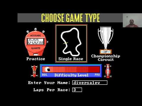 Видео: Grand Prix Circuit 1988 Accolade Одна из моих первых игр на PC Ностальгия...