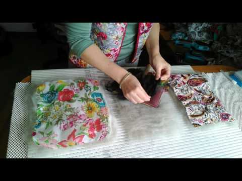 Видео: Как готовить ткань к приваливанию на бергшаф