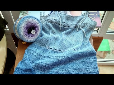 Видео: Как я вязала сарафан из Flowers