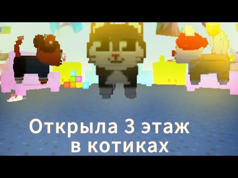 Видео: Никто не ждал, никто не знал, но я сняла видео.Открыла 3 этаж в котиках