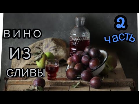 Видео: делаем домашнее вино из сливы 2 часть