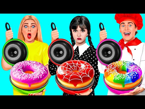 Видео: Кулинарный Челлендж: Уэнсдей Против Бабушки | Вкусные Рецепты от Friendly DO