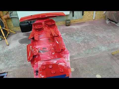 Видео: Покраска мелкого пластика \ Снова подорвало краску \ Автономка умирает Е-06, Е-07, Е-10