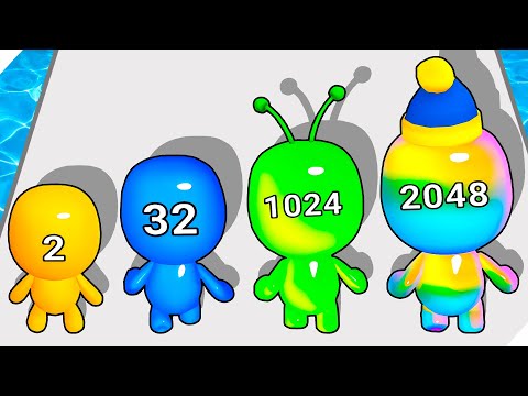 Видео: 🌞ЭВОЛЮЦИЯ ЦВЕТНЫХ СТИКМЕНОВ, МАКСИМАЛЬНЫЙ УРОВЕНЬ!  Man Runner 2048