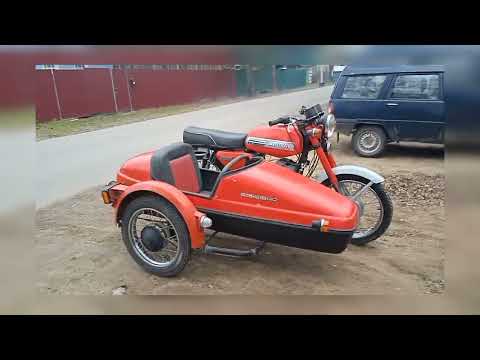 Видео: Jawa 634 + velorex 562. Первый выезд.