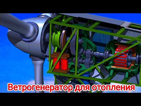 Видео: Ветрогенератор отапливает дом👍👍👍