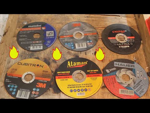 Видео: Тест отрезных кругов125мм Днипро М Cuditron, или Metabo, Ataman, Hauer, 3М Silver диск Дніпро М