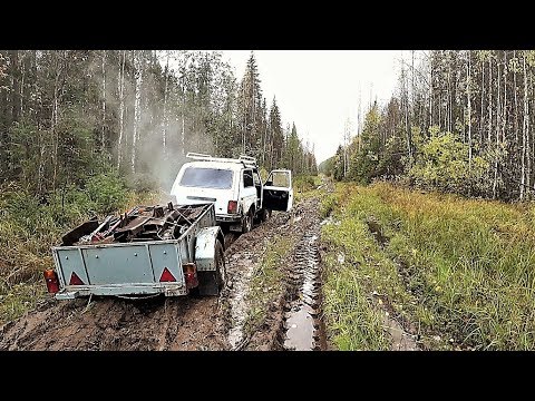 Видео: ''ТРЕТЬИ СУТКИ В ЛЕСУ'' ДОРОГУ РАЗМЫЛИ БОЛОТА! БРОСИЛ ГРУЖЁНЫЙ ПРИЦЕП! ОЧЕРЕДНЫЕ ПРИКЛЮЧЕНИЯ ''ИЗ ЗА