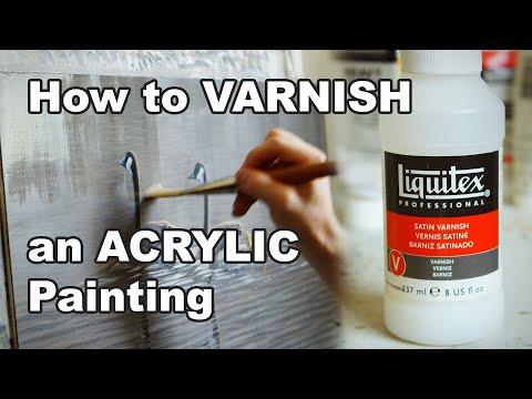 Видео: Как покрыть лаком акриловую картину