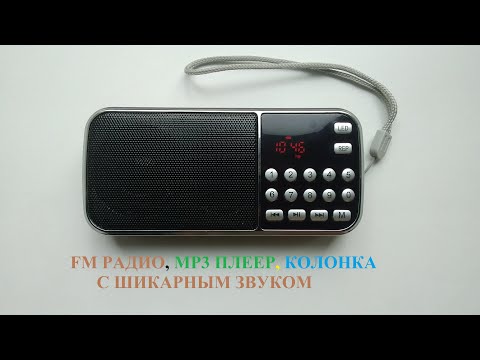 Видео: FM радио, MP3 плеер, колонка. Обзор многофункционального устройства типа BKK L-088