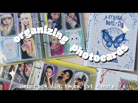 Видео: ♡ Организация фотокарт #26 ♡ aespa, illit, Twice, TXT + more ♡