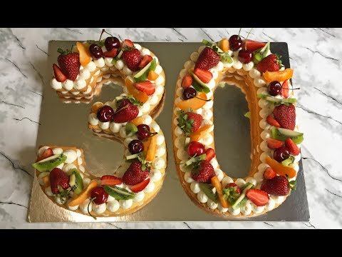 Видео: ТОРТ ЦИФРА НА 30 ЛЕТ!!! / Торт на День Рождения / Праздничный Торт / Birthday Cake