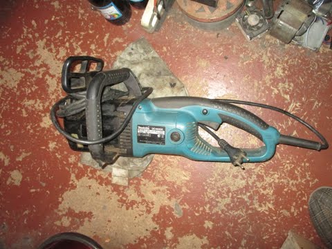 Видео: Опять цепная макита, откусил тормоз.